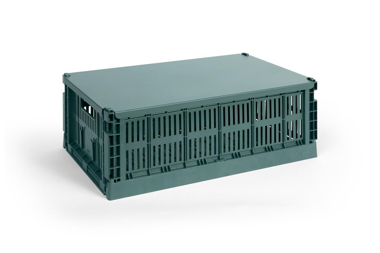 Colour Crate Metal låg - Dark green